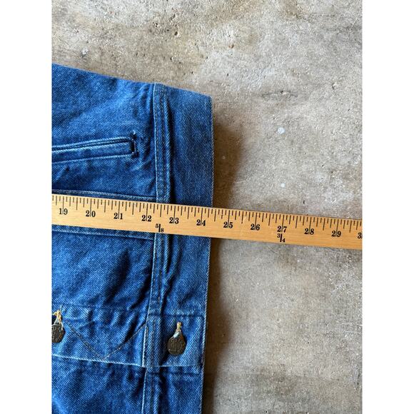 Vintage 90s Lee Denim Trucker Jean Jacket Size 40 Regular Size Medium - Picture 6 of 8